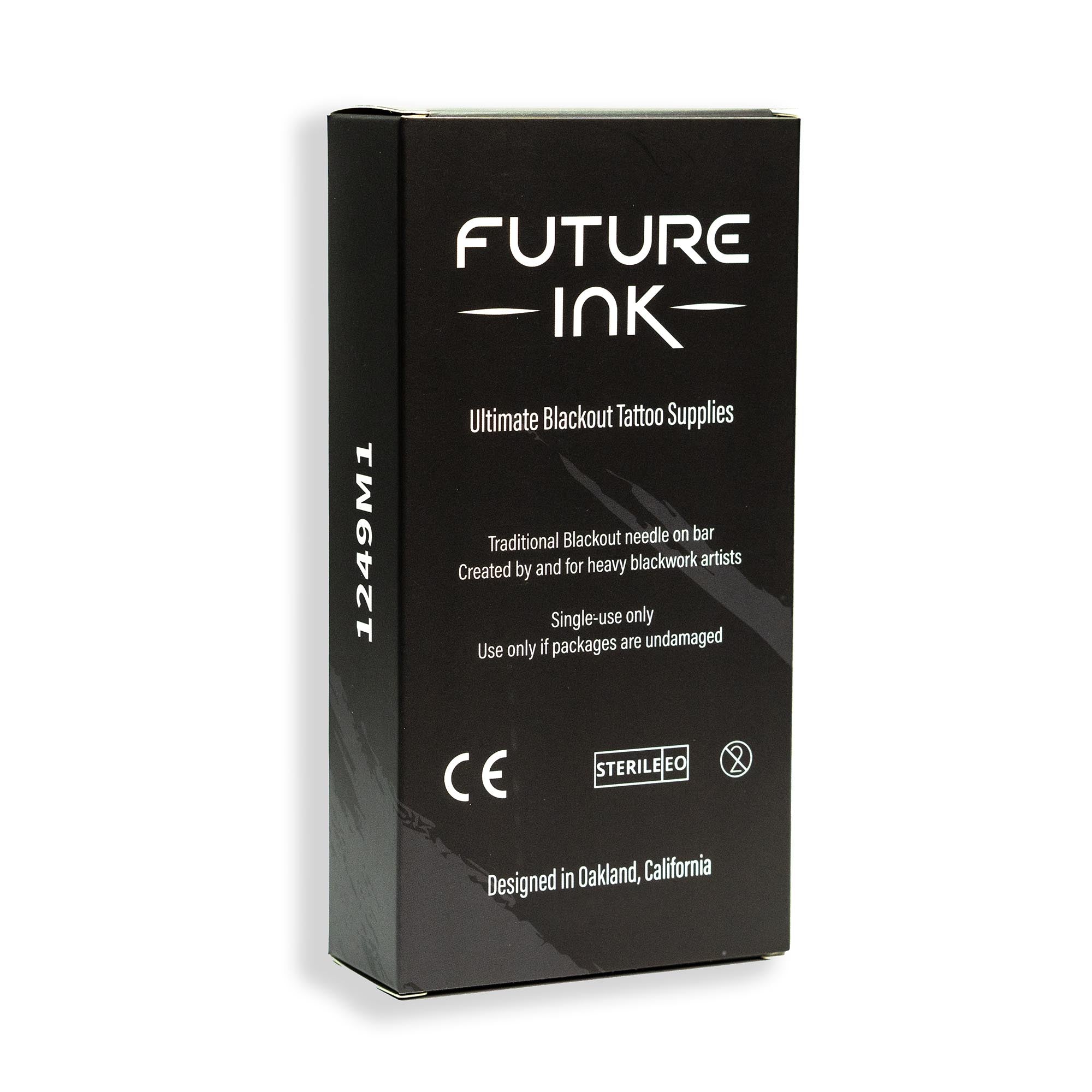 Future Ink Blackout Traditional Tattoo Needles On Bar 49 Magnum 1249M1 - back view