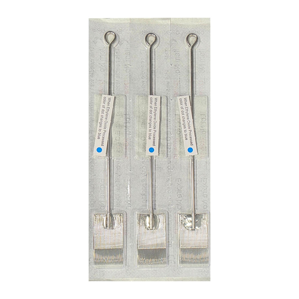 Future Ink Blackout Traditional Tattoo Needles On Bar 49 Magnum 1249M1 - needle detail