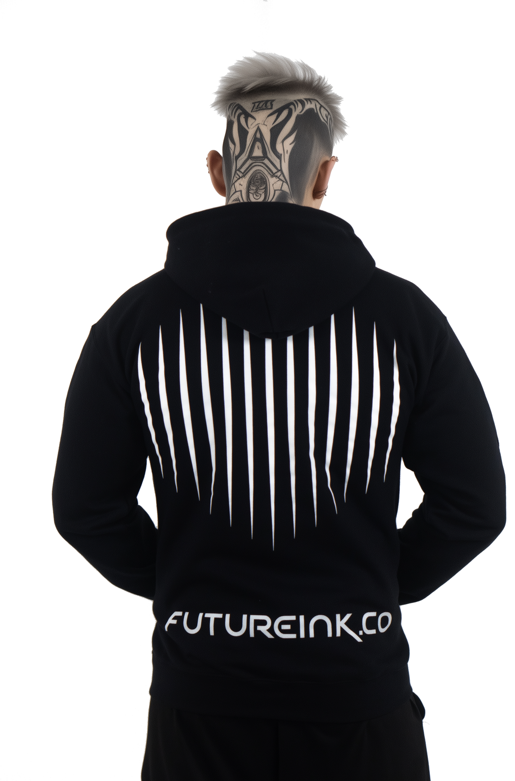 Unisex Future Ink black hoodie