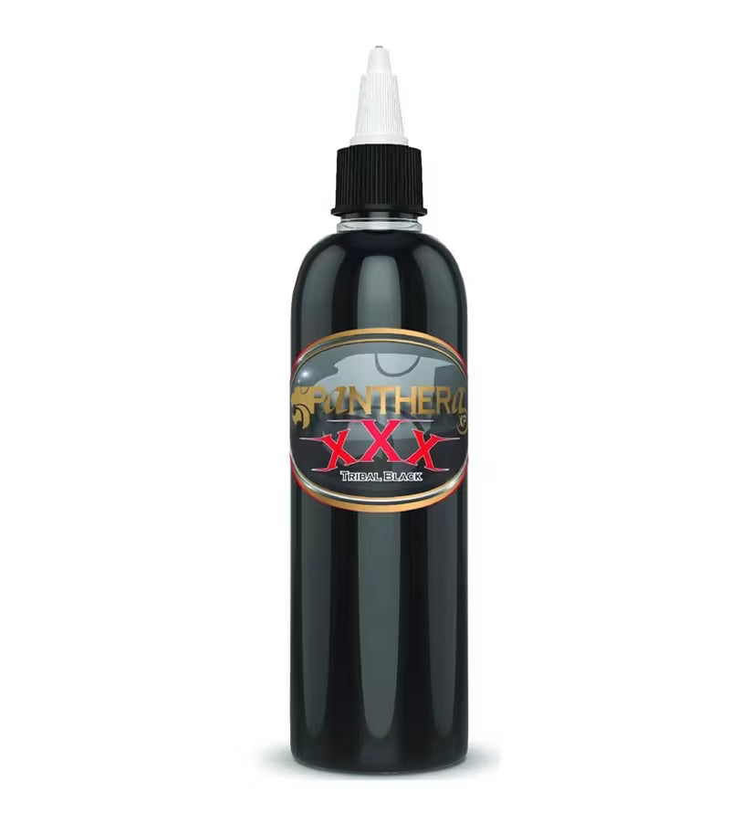 Panthera XXX Tribal Black EU REACH compliant tattoo ink - 150ml/5oz